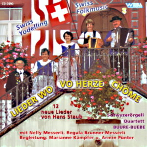 Cover 12 neue Lieder von Hans Staub - Lieder wo vo Herze chöme