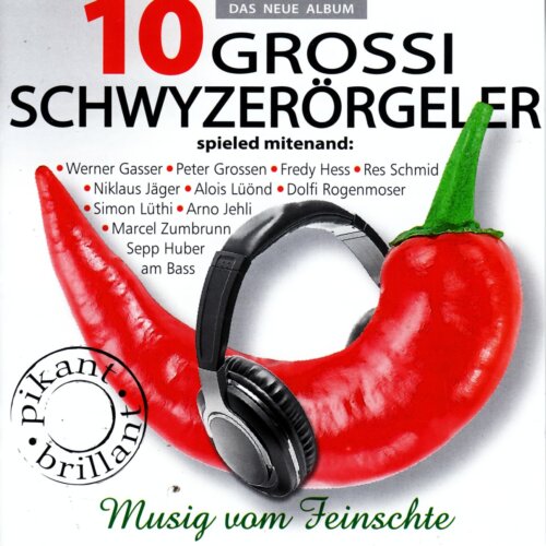 Cover 10 grossi Schwyzerörgeler spieled mitenand