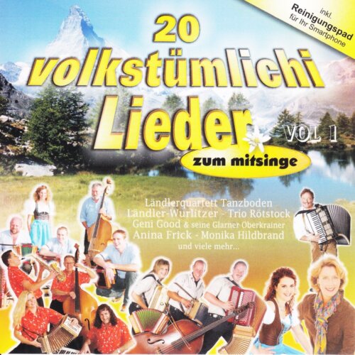 Cover 20 volkstümlichi Lieder