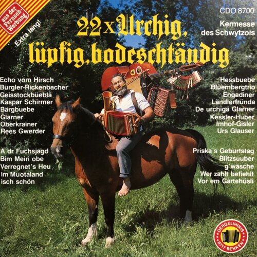Cover 22x Urchig, lüpfig, bodeschtändig