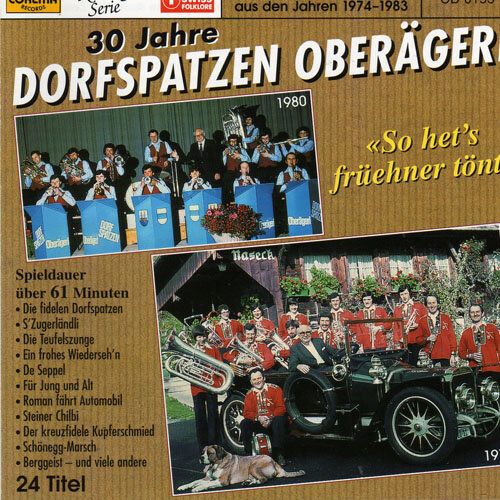 Cover 30 Jahre Dorfspatzen Oberägeri