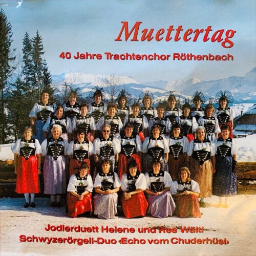 Cover 40 Jahre Trachtenchor Röthenbach