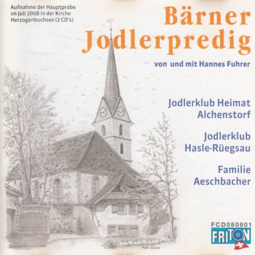 Cover Bärner Jodlerpredigt 2/2