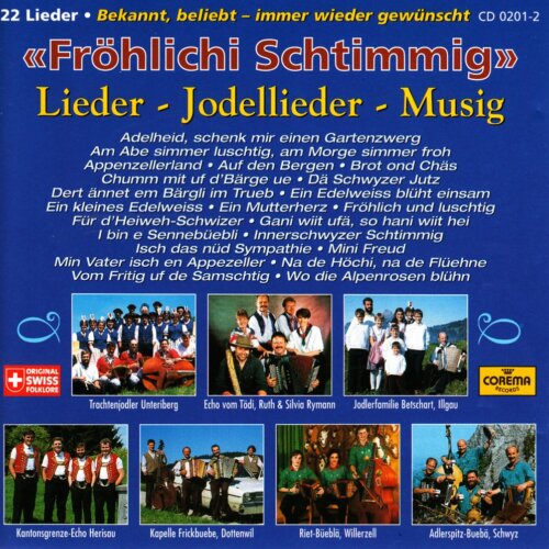 Cover Fröhlichi Schtimmig
