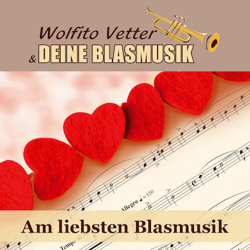 Cover Am liebsten Blasmusik
